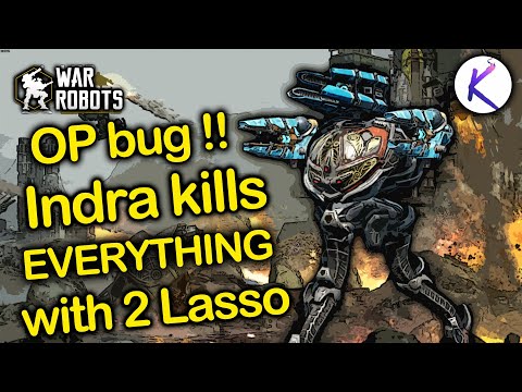 OP bug makes Indra kills everything! War Robots new Titan gameplay WR Robot
