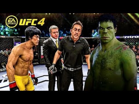 UFC 4 Bruce Lee Vs. Hulk Ea Sports