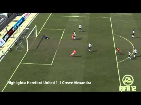 Hereford United 1-1 Crewe Alexandra