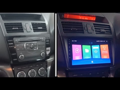 Android Car Radio Head unit Installation on MAZDA 6 /2007-2012/