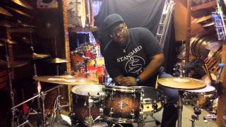 Video thumbnail for Kwesi's Corner with Sonor select force 10", 14" and 16" in Brown galaxy sparkle by Drumshack London