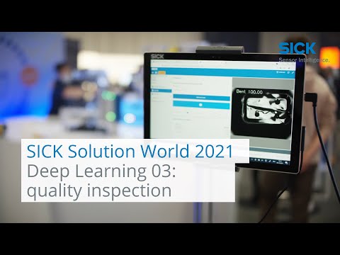 SICK Solution World - Deep Learning 03: quality inspection of pin button back plates | SICK AG