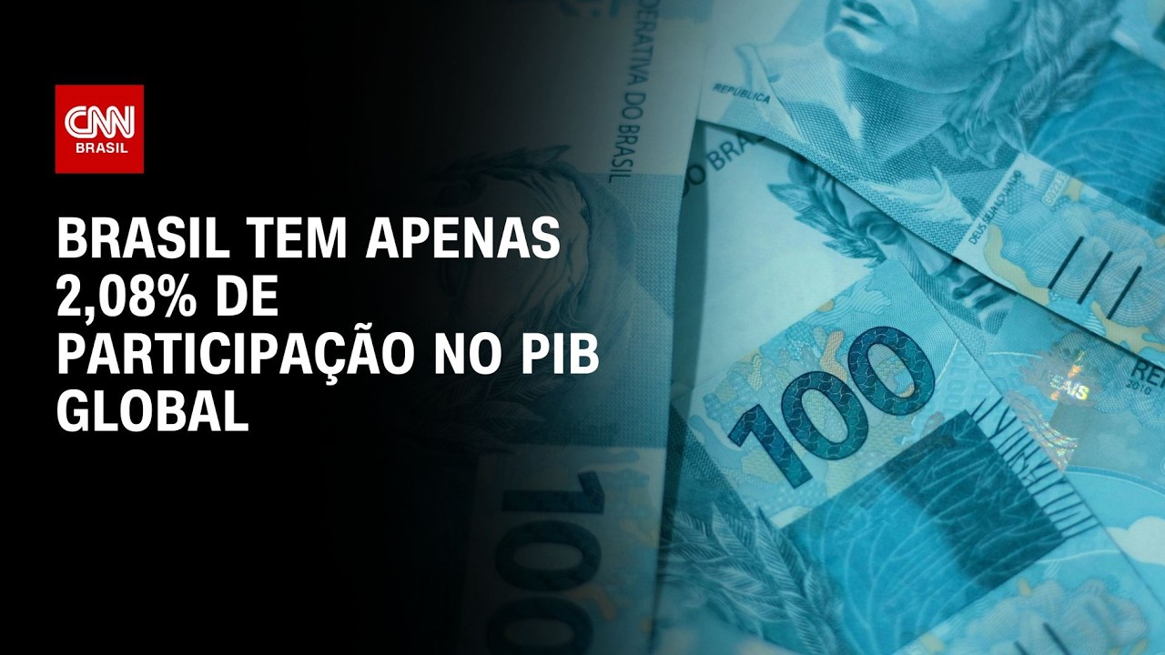 Brasil tem queda em participação no PIB global | CNN PRIME TIME
