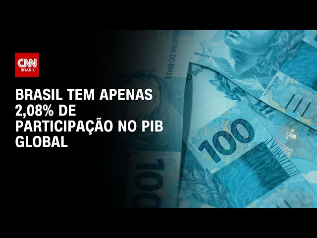 Brasil tem queda em participação no PIB global | CNN PRIME TIME
