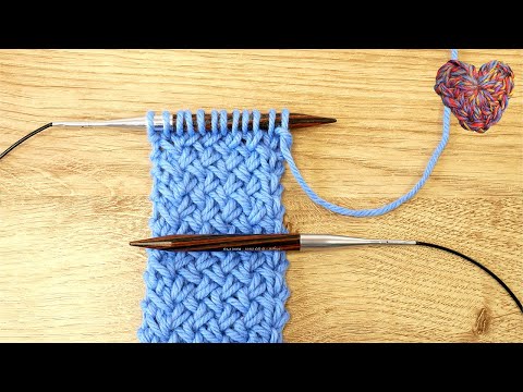 Beautiful basket weaving pattern with an even number of stitches - explained in detail #braidedpa...