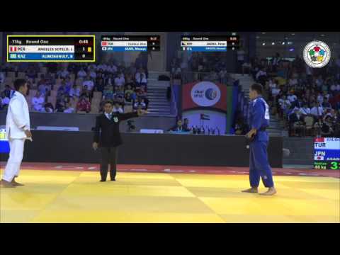 Luis Angeles Sotelo (PER) vs Alimzhanuly Bakytzhan (KAZ)  - SUB21 ABU DHABI 2015