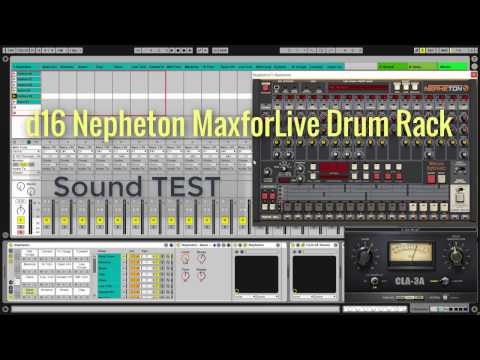 d16 Nepheton Drum Rack for Ableton Live & Sound Test