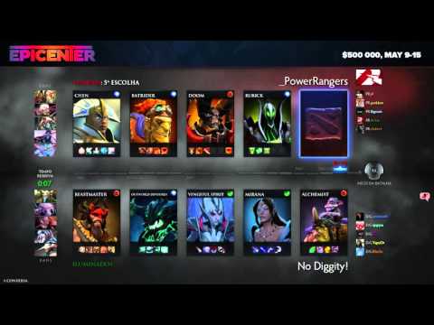 EPICENTER - Classificatórias EU - Power Rangers x  No Diggity jogo 1 (FINAL) com @AEDRONSTV