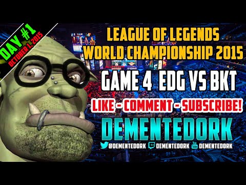 [Day 1 | Game 4 | EDG vs BKT] League of Legends World Championship 2015