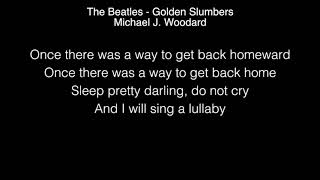 Michael J  Woodard - Golden Slumbers Lyrics (The Beatles) American Idol