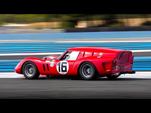 Unique Ferrari 250 GT SWB 'Breadvan' Drogo dancing through corners at Circuit Paul Ricard!