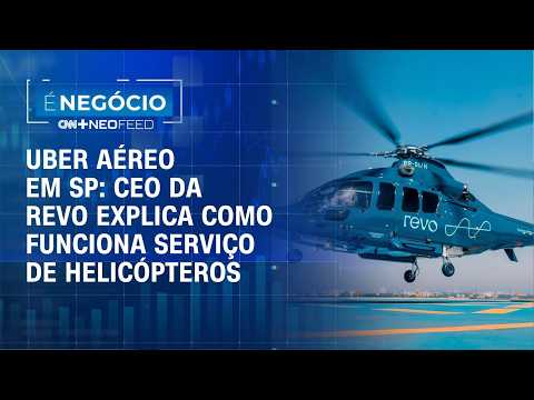 “Uber aéreo” em SP: entenda como funciona serviço de helicópteros da Revo | É NEGÓCIO
