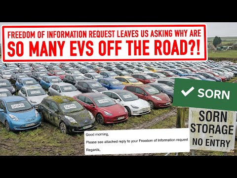 I got a reply to my FOI Request about EVs on SORN - and it's SHOCKING 😲🚫🔌