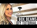 DIY Box Beams Easy Faux Beams