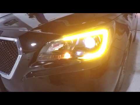 Subaru Legacy - Diode Dynamics C-Lights + RGB-W Demon Eyes - Custom Headlights