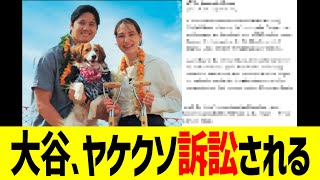 大谷翔平、逆ギレ訴訟される……