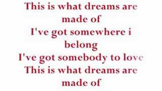 Hilary Duff - What Dreams Are Made Of With Lyrics