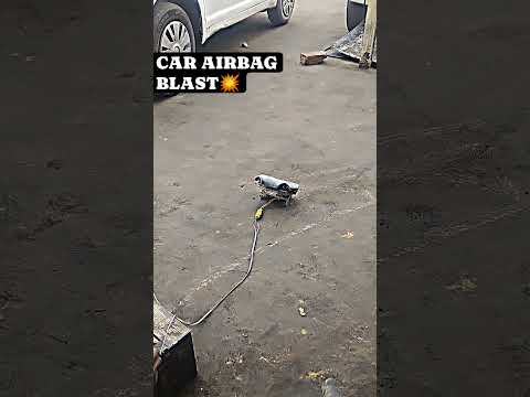 car airbag blast. #airbag #Car#trending #shorts