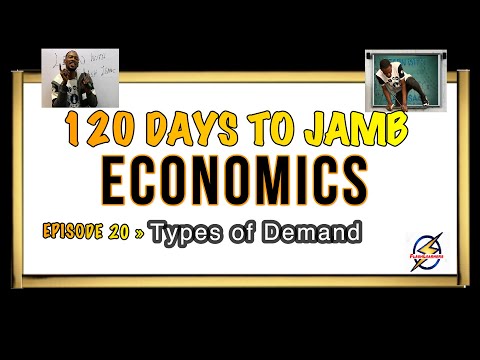 Types of Demand » 120 Days To Jamb Economics - Episode 20