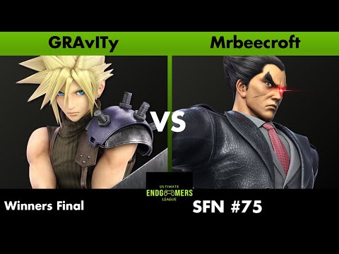 Smash Fight Night! #75 - GRAvITy (Cloud) vs Mrbeecroft (Kazuya) Winners Final