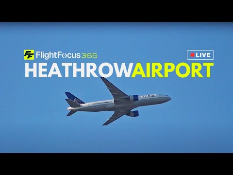 Heathrow Airport Live - Monday 8th April 2024