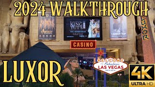 2024 Luxor Hotel & Casino Las Vegas | Walkthrough | Tour