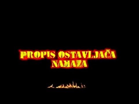 Propis ostavljača namaza