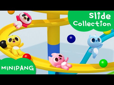 Learn words with MINIPANG | Slide Collection | MINIPANG TV 3D Play