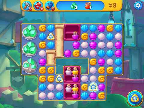 Fishdom level 6801 no boosters フィッシュダム ノーマル [Friend's]