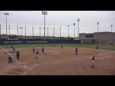 Michaela Hobson, Strike Out and Tag Out at the Plate - Union County HS Tourney - May 2018