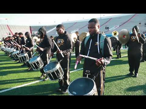 Arkansas & UAPB Drumline Practice "Beat It" Before Game 2021
