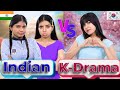 INDIAN vs K-Drama | Things Only Girls Relate | Anaysa