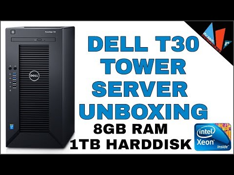 Dell poweredge t30 server unboxing