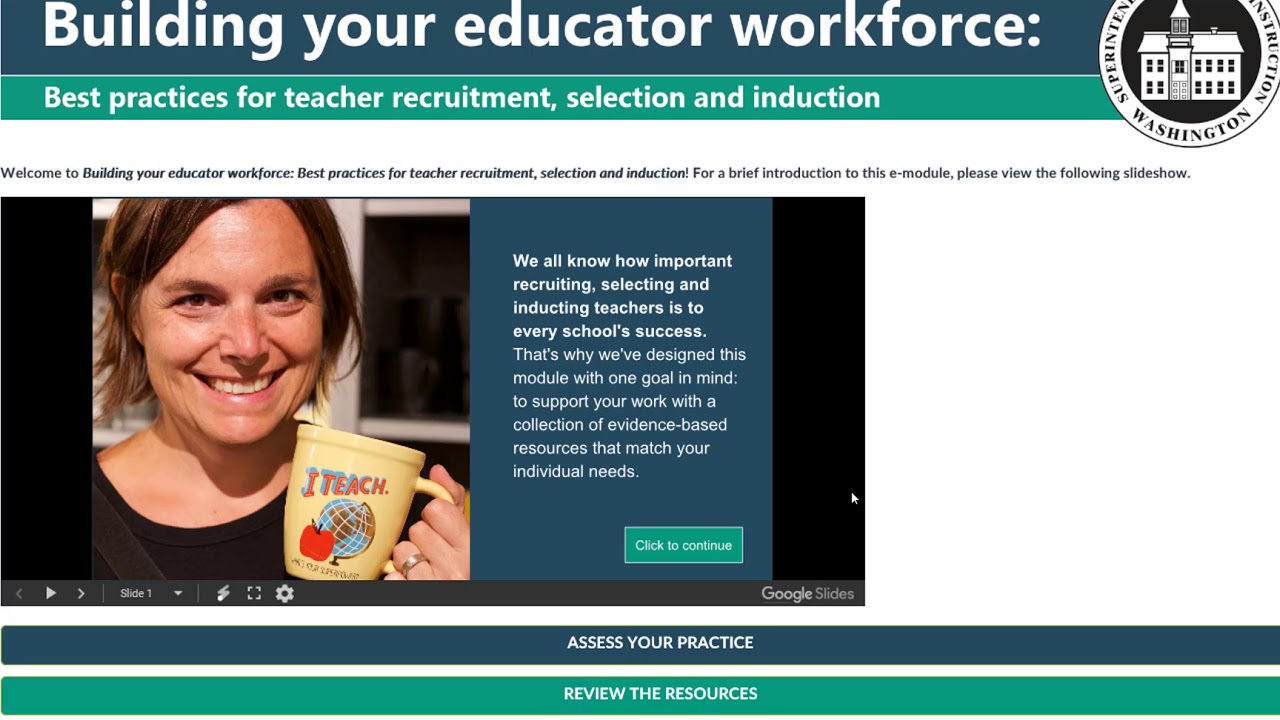 Introduction to Building Your Educator Workforce