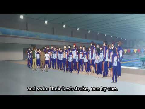 Haru's first dive in university - from anime Free-Dive to the future