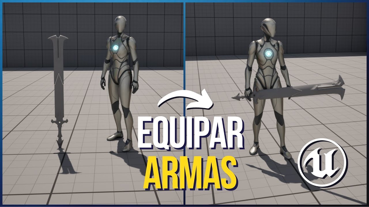 Como Pegar e Equipar Armas na Unreal Engine 5!