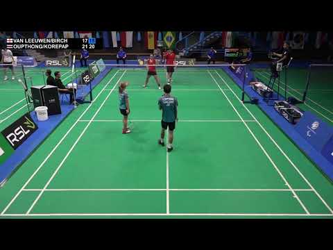 Match point – Leeuwen / Birch vs Oupthong / Korepap – XD, SF – Italian Int. 2022