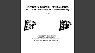 Gotta Have House (Do You Remember) (Knee Deep Mix) (feat. Biblical Jones)