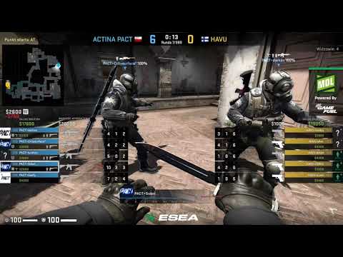 [POLISH] ESEA MDL SEASON 32 EUROPE PACT VS HAVU | INFERNO | CSGO 2019