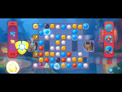 Fishdom Hard Level 2812 (with ingame lightning and bomb boosters) @choraelmin