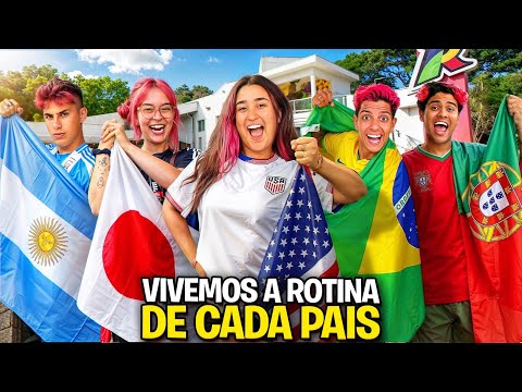 SOBREVIVA A ROTINA DO SEU PAÍS POR 24 HORAS *Quem se deu melhor ?