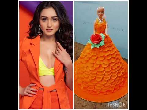 Tanya Sharma💞😘😍😘 vs matching with Barbie doll cake 🎂✨🎂✨#ytshorts #shorts