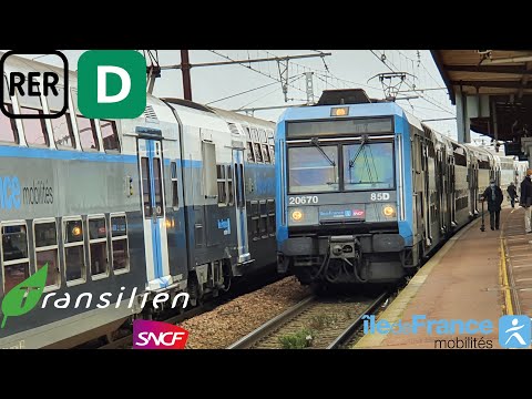 RER D : Du Z20500 IDFM/Transilien en gare de Vigneux-sur-Seine