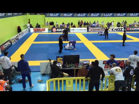 Sebastien Garnier (Gracie Barra Angola) x Omar Rashid (Roger Gracie) - European 2016 Ibjjf -Fight 1