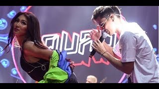 NADINE LUSTRE GRINDING WHILE JAMES REID&#39; SINGING TO &quot;ON TOP&quot; #rEVOLutionTheJaDineConcert