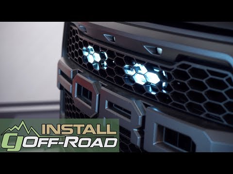 Finding the best stealth inspired grill: 2017-2019 F-150 Raptor ZROADZ Main Grille With LEDs Install