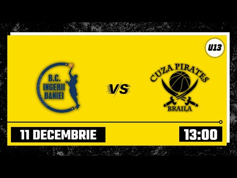 LIVE 🏀 CN U13M ACS ÎNGERII BĂNIEI Craiova - ACS CUZA PIRATES Brăila