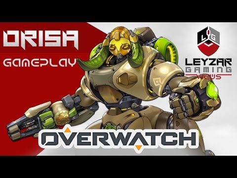 Overwatch Gameplay - Geting to know Orisa (OW Orisa Gameplay Quick Play)