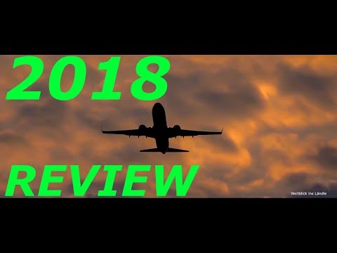 Review 2018 Planespotting STR - An Aviation Music Video ✈ Jahresrückblick Flughafen Stuttgart