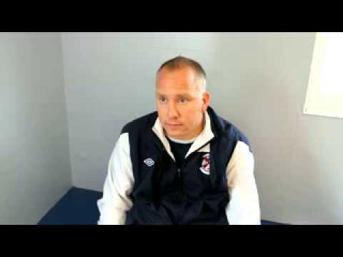 Interview with TJ YOUNG  of Abbey Villa FC after beating East Belfast 2-0 - 14 Sep 2o13